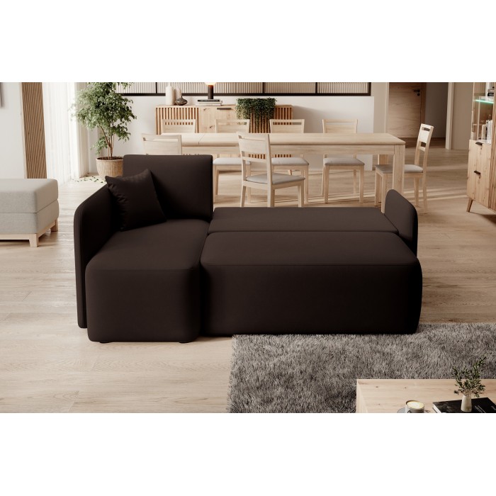 Canapé d'angle collection HEDSON coloris Marron 