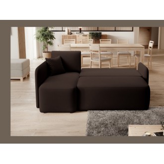 Canapé d'angle collection HEDSON coloris Marron 