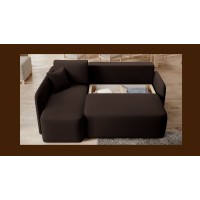 Canapé d'angle collection HEDSON coloris Marron 