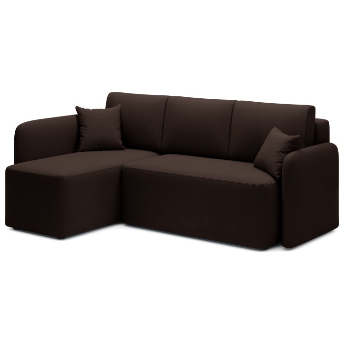 Canapé d'angle collection HEDSON coloris Marron 