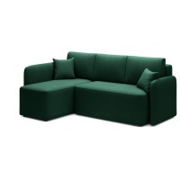 Canapé d'angle collection HEDSON coloris Vert émeraude 