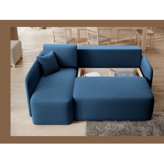 Canapé d'angle collection HEDSON coloris Bleu marine 