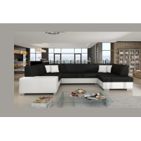 Canapé d'angle collection HEDSON coloris Gris 