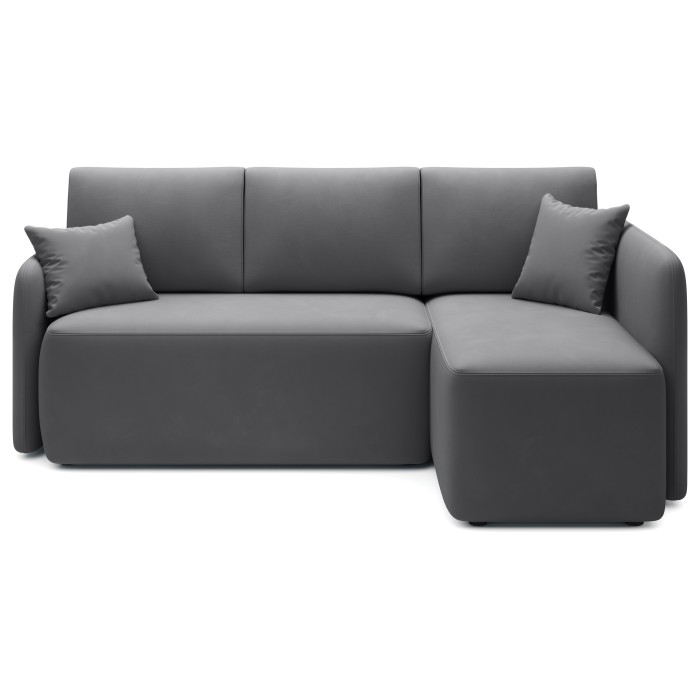 Canapé d'angle collection HEDSON coloris Gris foncé 