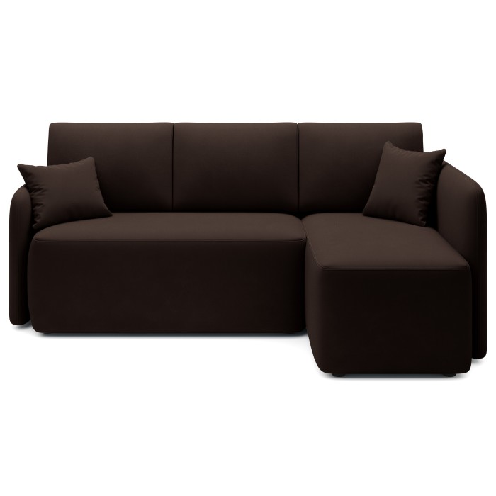 Canapé d'angle collection HEDSON coloris Marron 