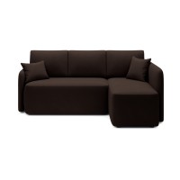 Canapé d'angle collection HEDSON coloris Marron 