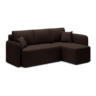 Canapé d'angle collection HEDSON coloris Marron 