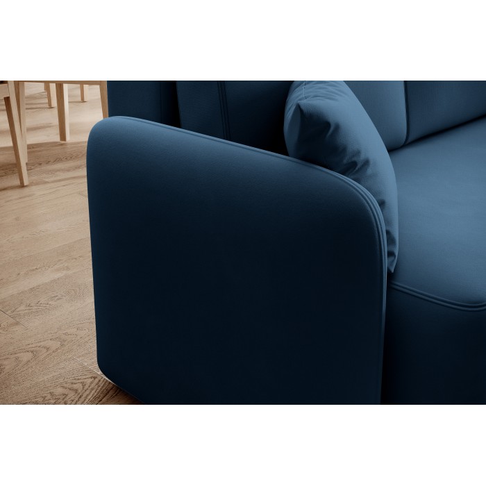 Canapé d'angle collection HEDSON coloris Bleu marine 