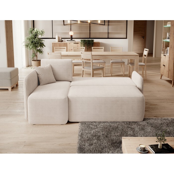 Canapé d'angle collection HEDSON coloris Beige 