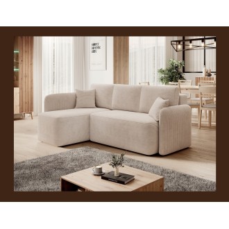 Canapé d'angle collection HEDSON coloris Beige 