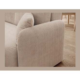 Canapé d'angle collection HEDSON coloris Beige 