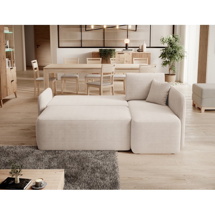Canapé d'angle collection HEDSON coloris Beige 