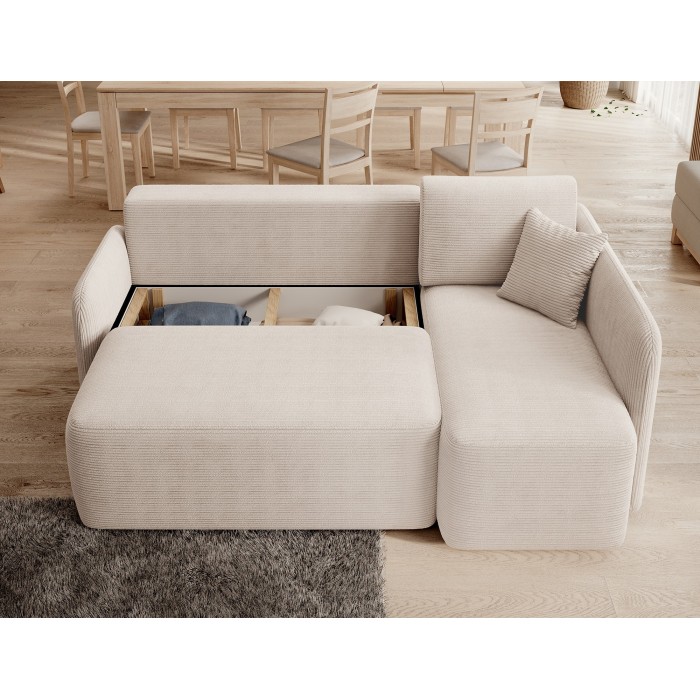 Canapé d'angle collection HEDSON coloris Beige 