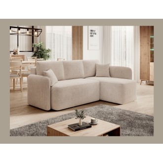 Canapé d'angle collection HEDSON coloris Beige 