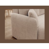Canapé d'angle collection HEDSON coloris Beige 