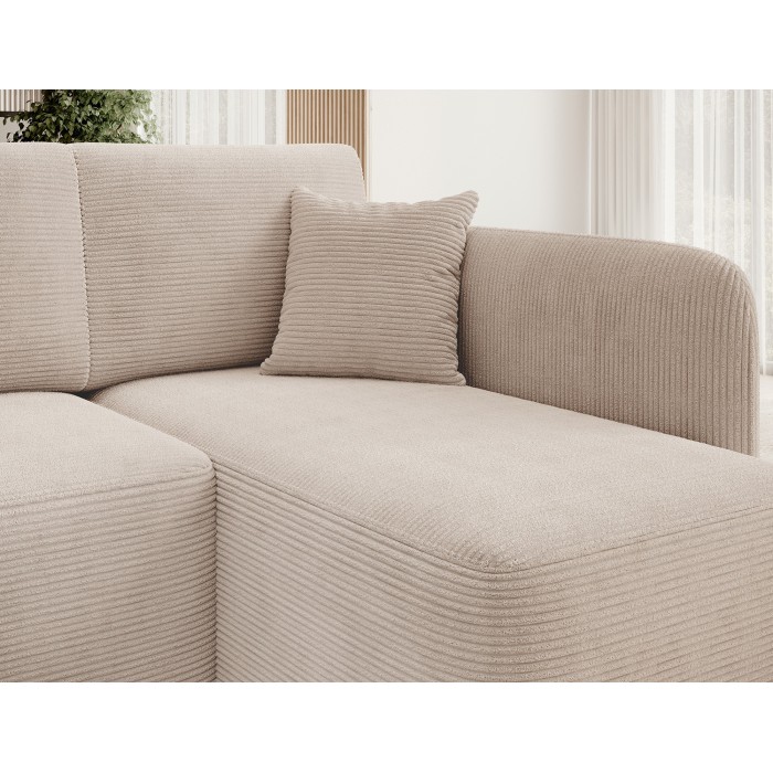 Canapé d'angle collection HEDSON coloris Beige 