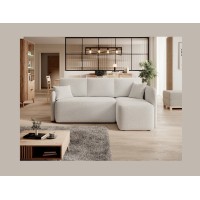 Canapé d'angle collection HEDSON coloris Blanc 