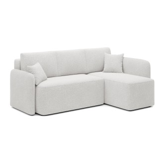 Canapé d'angle collection HEDSON coloris Blanc 