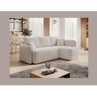 Canapé d'angle collection HEDSON coloris Blanc 