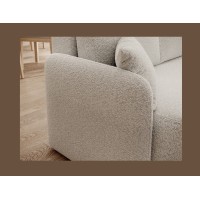Canapé d'angle collection HEDSON coloris Blanc 