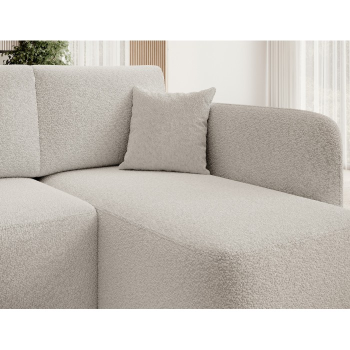 Canapé d'angle collection HEDSON coloris Blanc 