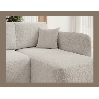 Canapé d'angle collection HEDSON coloris Blanc 