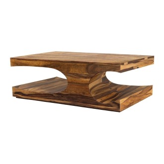 Table basse NOMA en bois de Sheesham