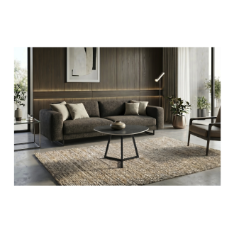 Table basse PETRANO gris anthracite vue éloignée