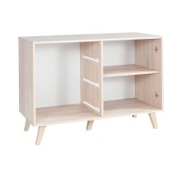 Buffet MALMO gris 111cm ouvert