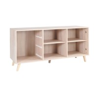 Buffet bas MALMO 165cm gris ouvert