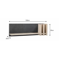 Etagère MALMO grise dimensions