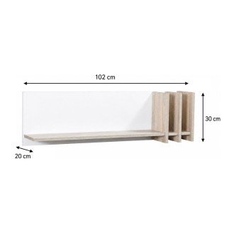 Etagère murale MALMO dimensions