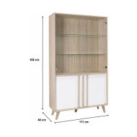 Vitrine MALMO dimensions