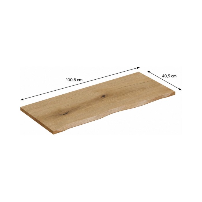 copy of Plan vasque VANTA Eichenholz dunkel 100 cm – Badezimmerregal