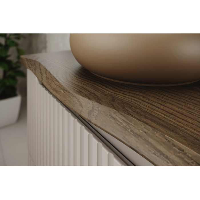 copy of Piano lavabo VANTA rovere scuro 100 cm – Mensola da bagno