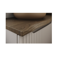 copy of Piano lavabo VANTA rovere scuro 100 cm – Mensola da bagno