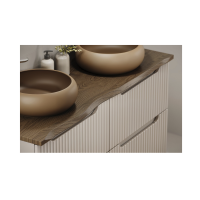 copy of Piano lavabo VANTA rovere scuro 100 cm – Mensola da bagno