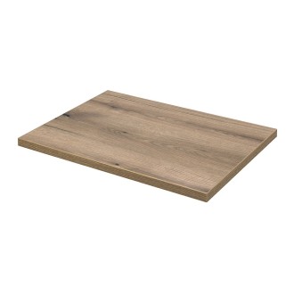 Plan para lavabo ICON 60,4 cm en MDF con aspecto de roble