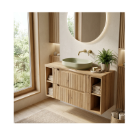 copy of Plan vasque VANTA Eichenholz dunkel 100 cm – Badezimmerregal