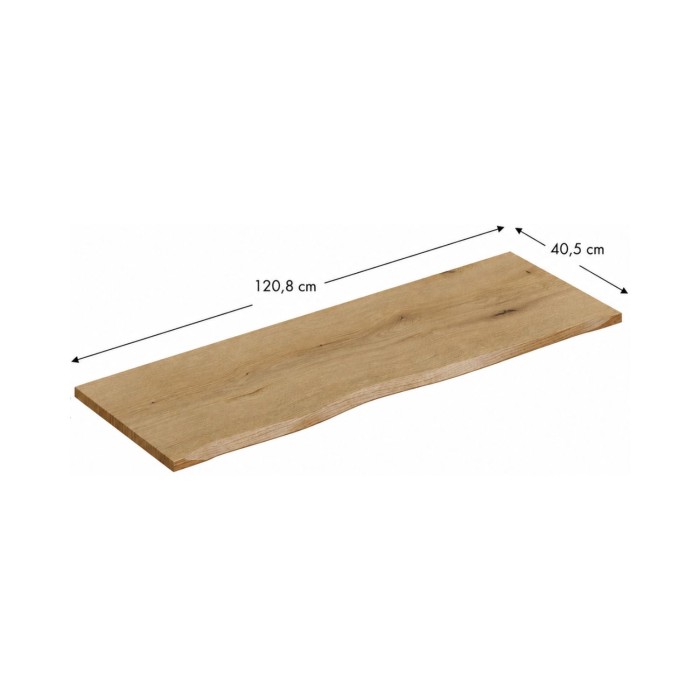 Plan pour vasque 120cm NATOURA dimensions