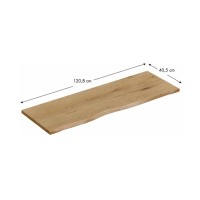 Plan pour vasque 120cm NATOURA dimensions