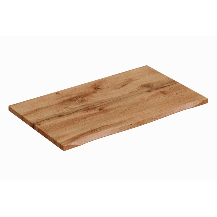 Plan pour vasque NATOURA 80,6 cm en MDF couleur chêne Wotan