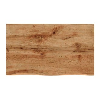 Plan voor wastafel NATOURA 80,6 cm in MDF kleur Wotan eik