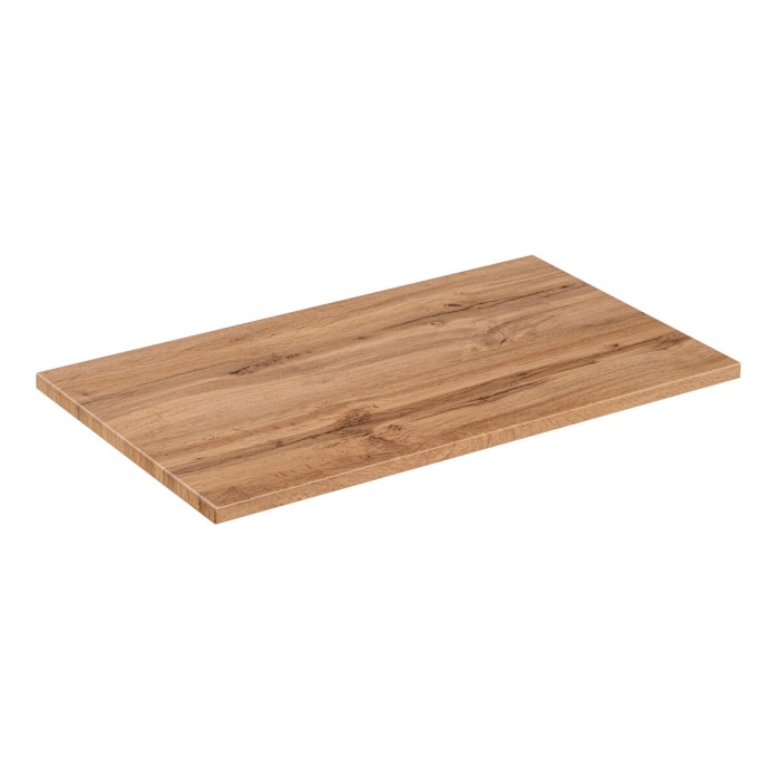 Plan de lavabo VANTA roble oscuro 80,6 cm – Estante de baño