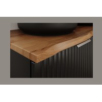 Plan pour vasque NATOURA 60,6 cm en MDF couleur chêne Wotan