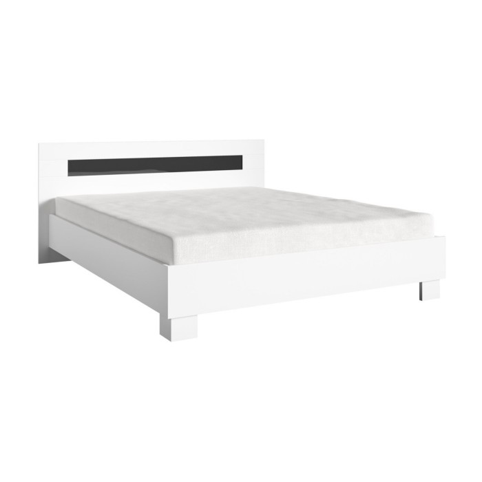 Letto DUBLIN Bianco – 140 x 190 cm