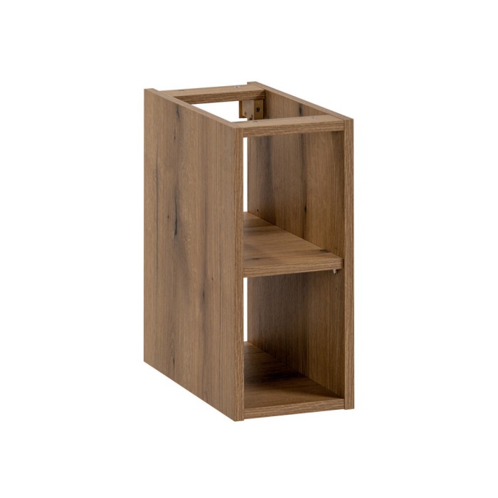 Meuble mural ouvert ICON – 20 cm – Chêne clair – À suspendre