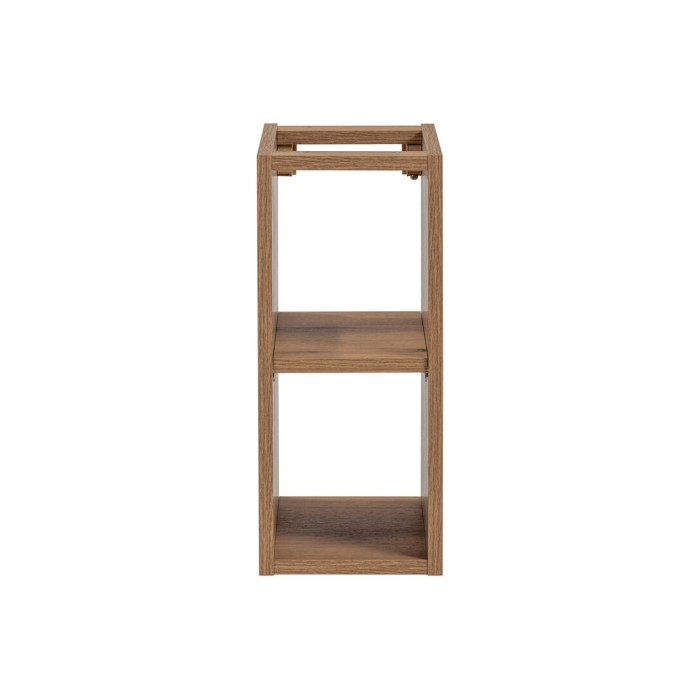 Meuble mural ouvert ICON – 20 cm – Chêne clair – À suspendre