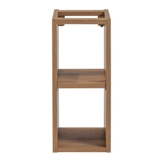Meuble mural ouvert ICON – 20 cm – Chêne clair – À suspendre