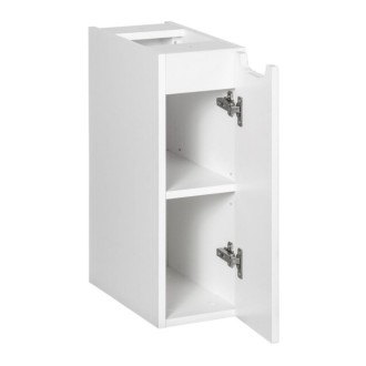 Meuble suspendu VANO blanc 20cm ouvert